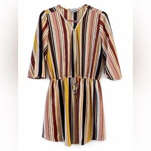 🍀🍀 J for Justify Multicolor Striped Dress